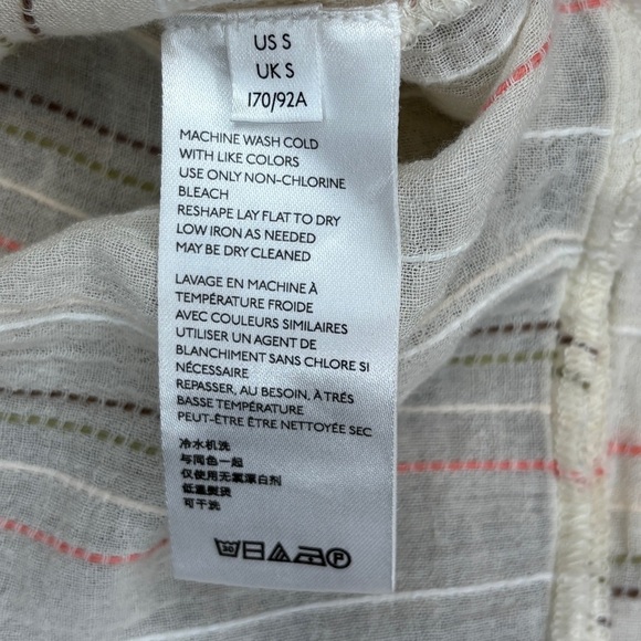 Free People Elise Gauzy Tunic/Mini Dress Woman’s Size Small - Picture 6 of 8